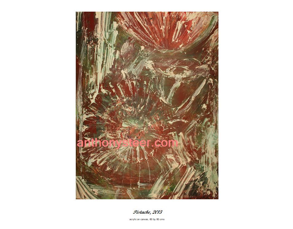 Pistache, 2013, 60 by 80