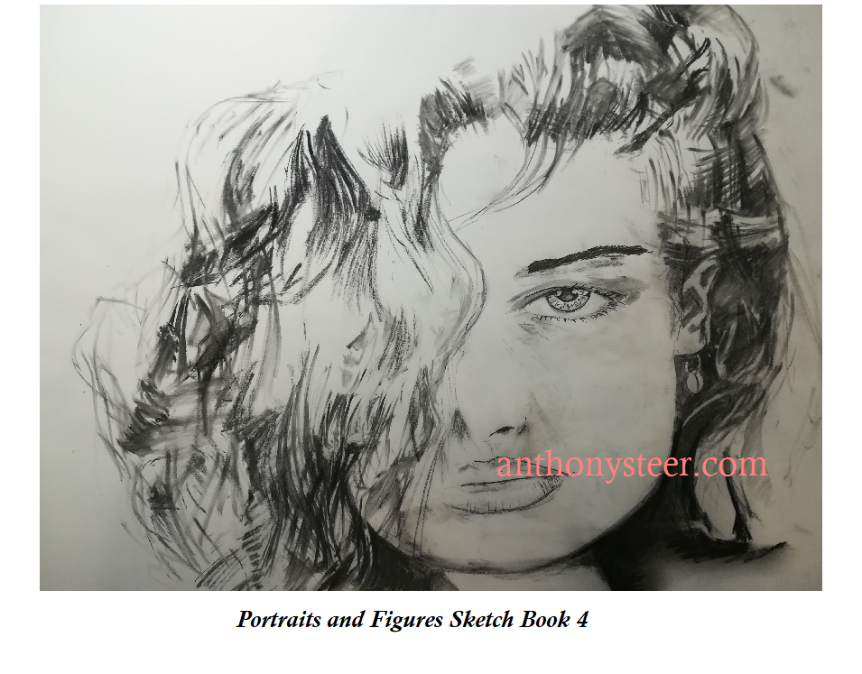 Portraits and Figures Sketch Book 4, 2019, 867 by 650